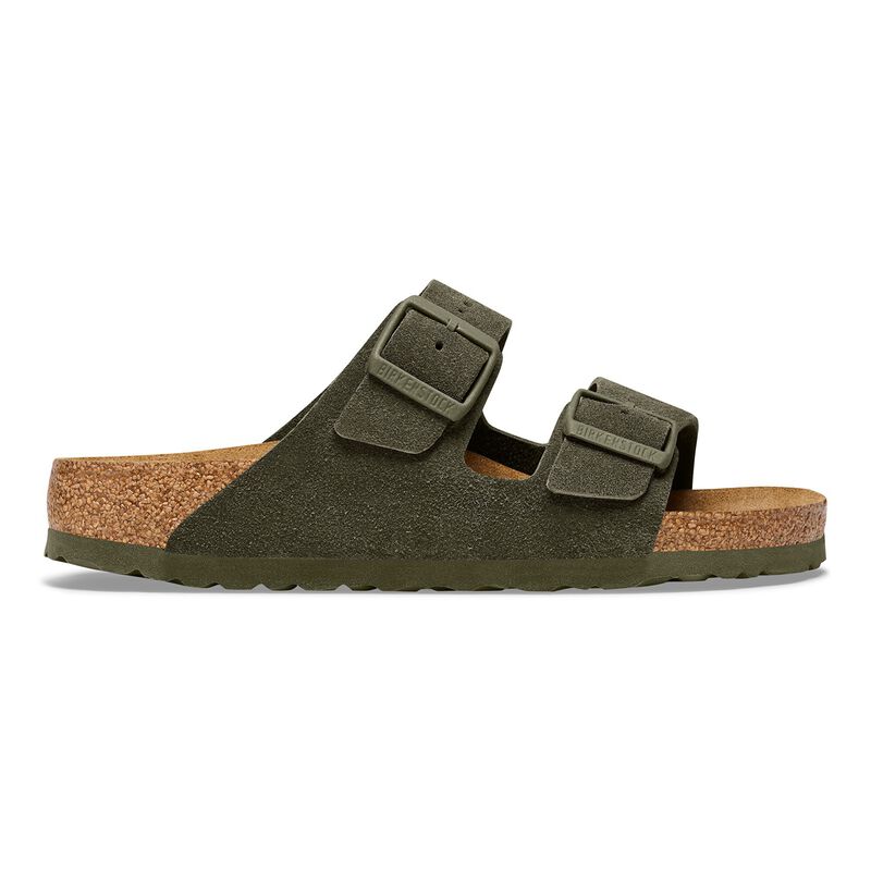 BIRKENSTOCK Arizona Suede Leather Thyme Trail Easy detail