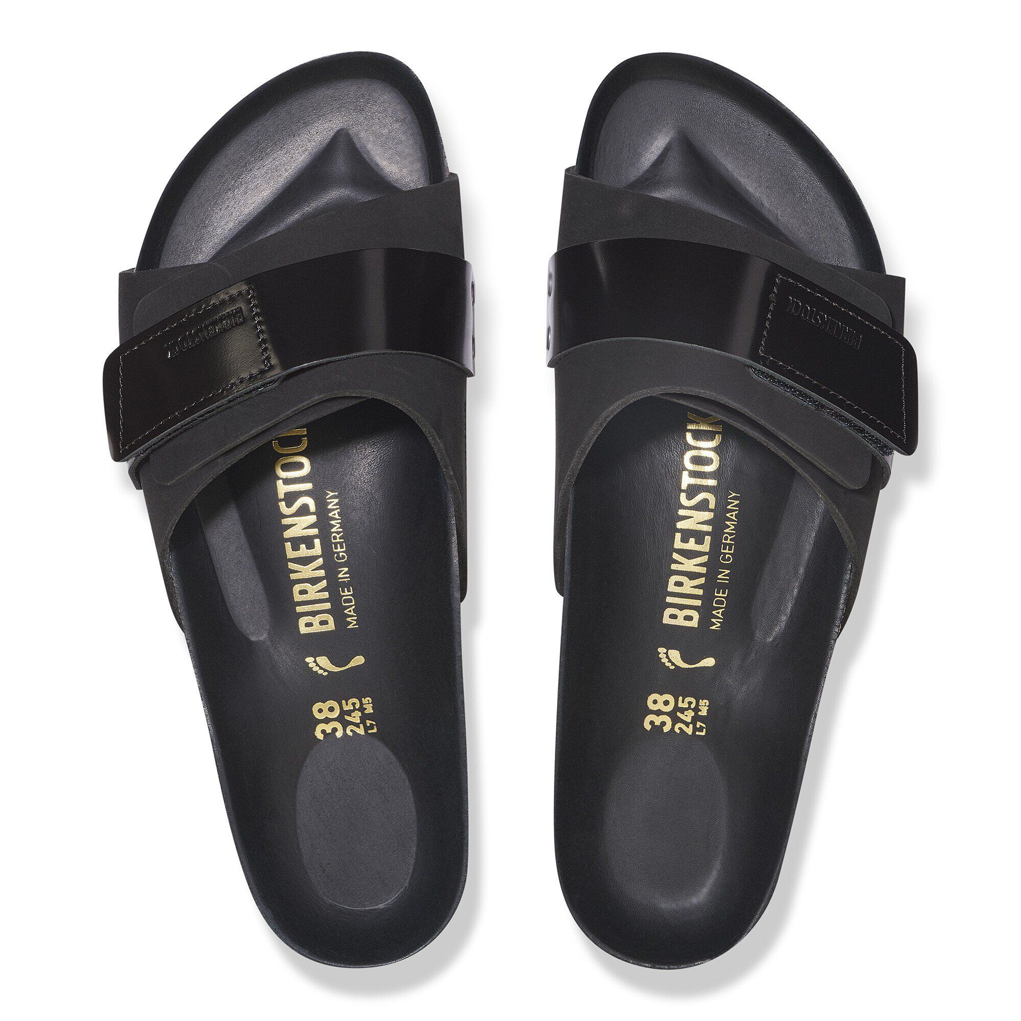BIRKENSTOCK ブラックサンダル 41 oita Oita / オオイタ スエードレザー モダン スエード ブラック