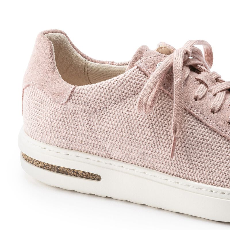 BIRKENSTOCK Bend Low Leather-Textile Soft Pink Lounge Fit detail