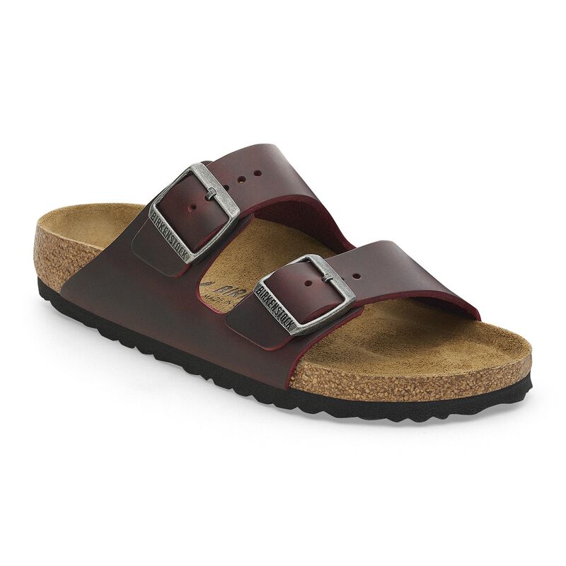 BIRKENSTOCK Arizona Oiled Leather Thyme Lounge Fit detail