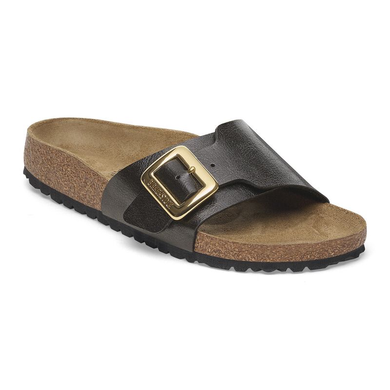 BIRKENSTOCK Catalina Luxe Buckle Birko-Flor Graceful Midnight Blue Walk Edit detail