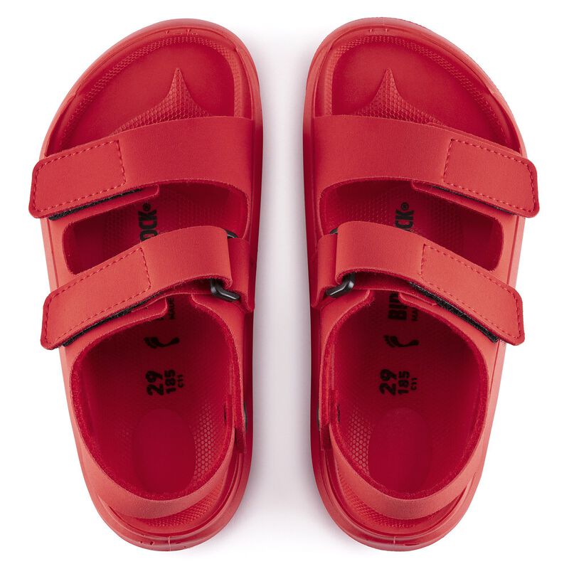 BIRKENSTOCK Mogami HL Synthetik Active Red Lounge Fit detail