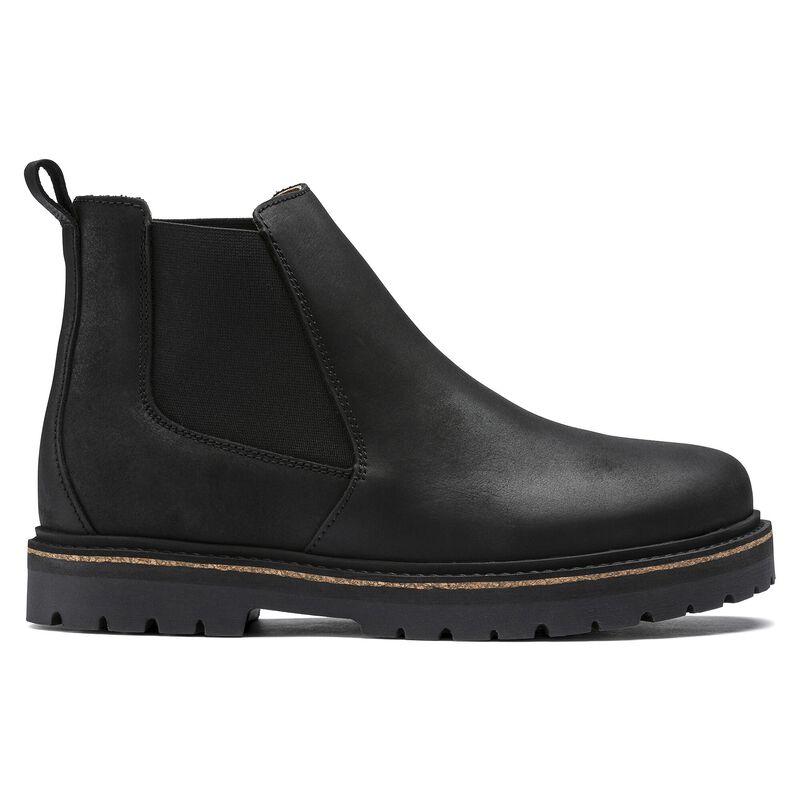 BIRKENSTOCK Stalon Nubuck Leather Black Trail Easy detail