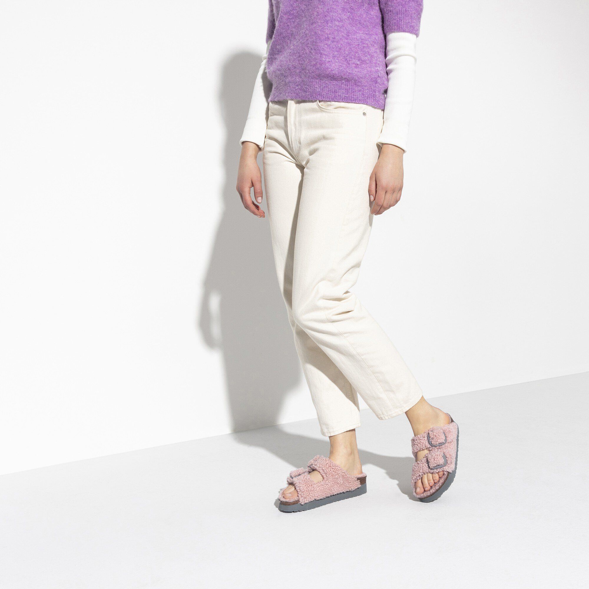 Arizona Big Buckle Shearling Shearling