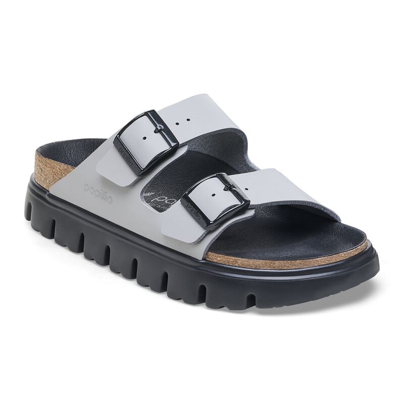 BIRKENSTOCK Arizona Chunky Birko-Flor Black/Black Trail Easy detail