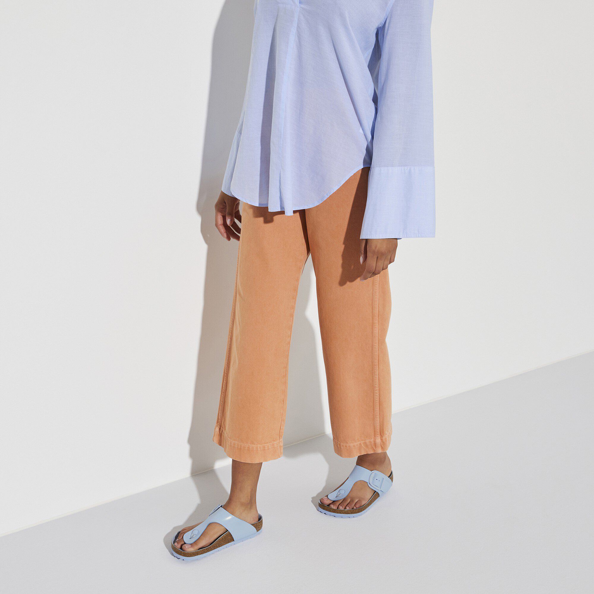 Gizeh Big Buckle Natural Leather Patent