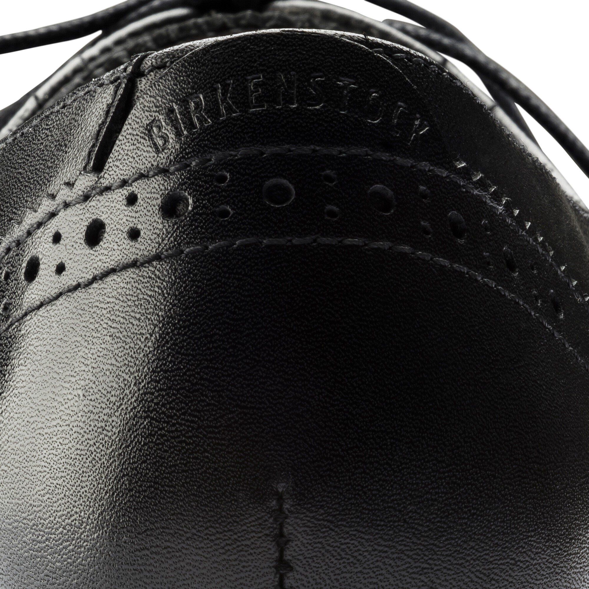 Laramie Low Leather Close-up view showing material detail