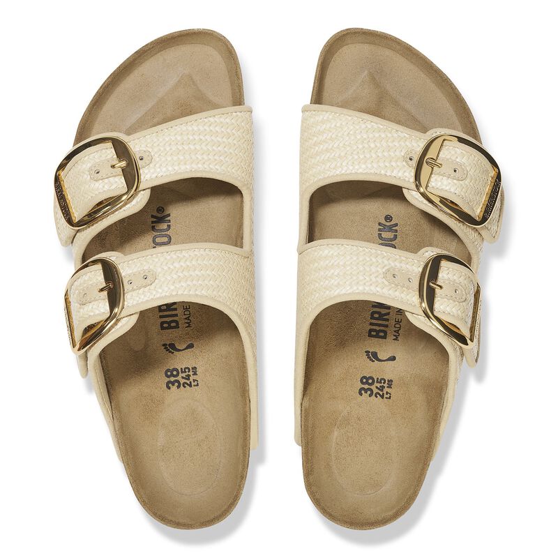 BIRKENSTOCK Arizona Big Buckle Raffia Textile Raffia Naturale Walk Edit detail