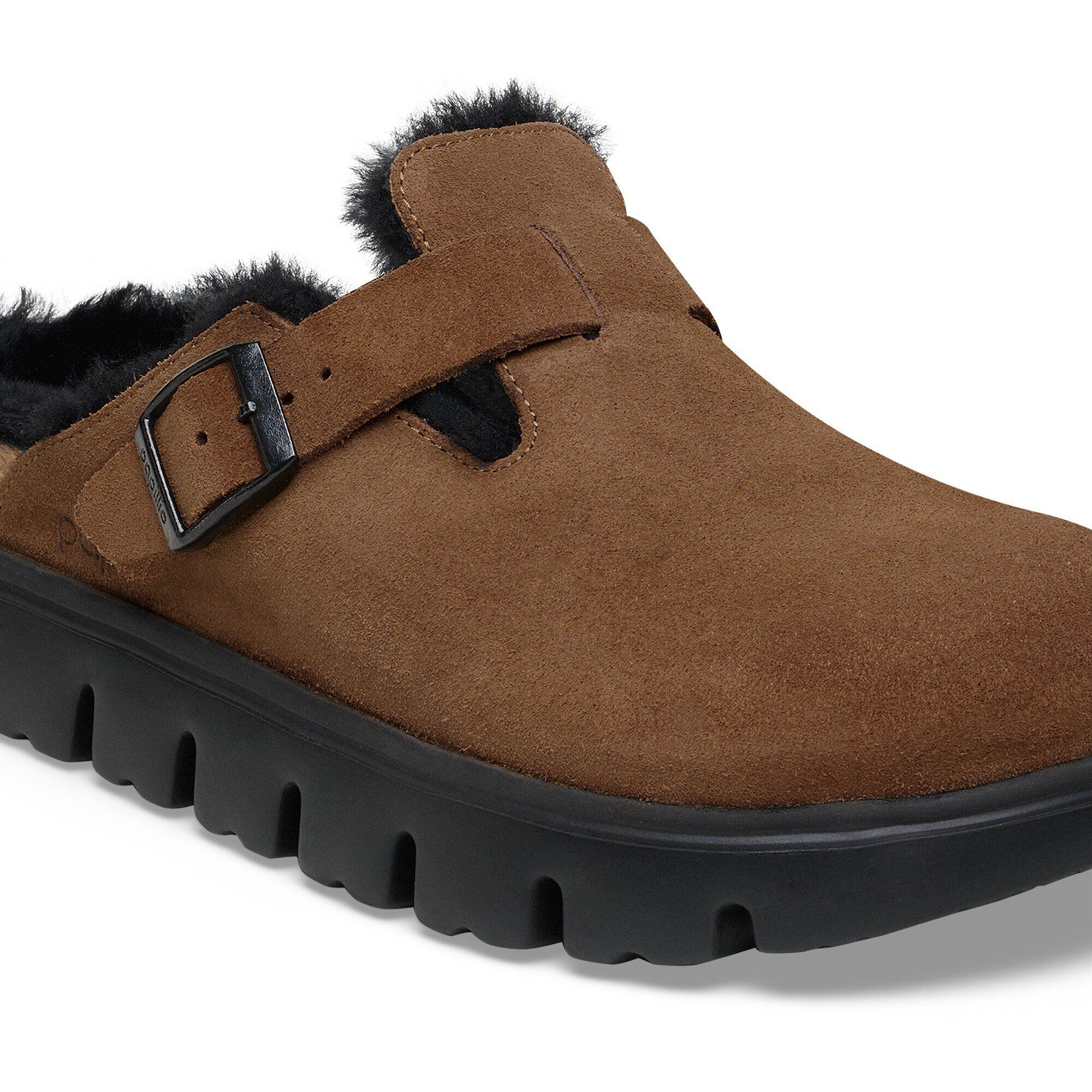 Boston PAP Chunky Shearling Suede Leather