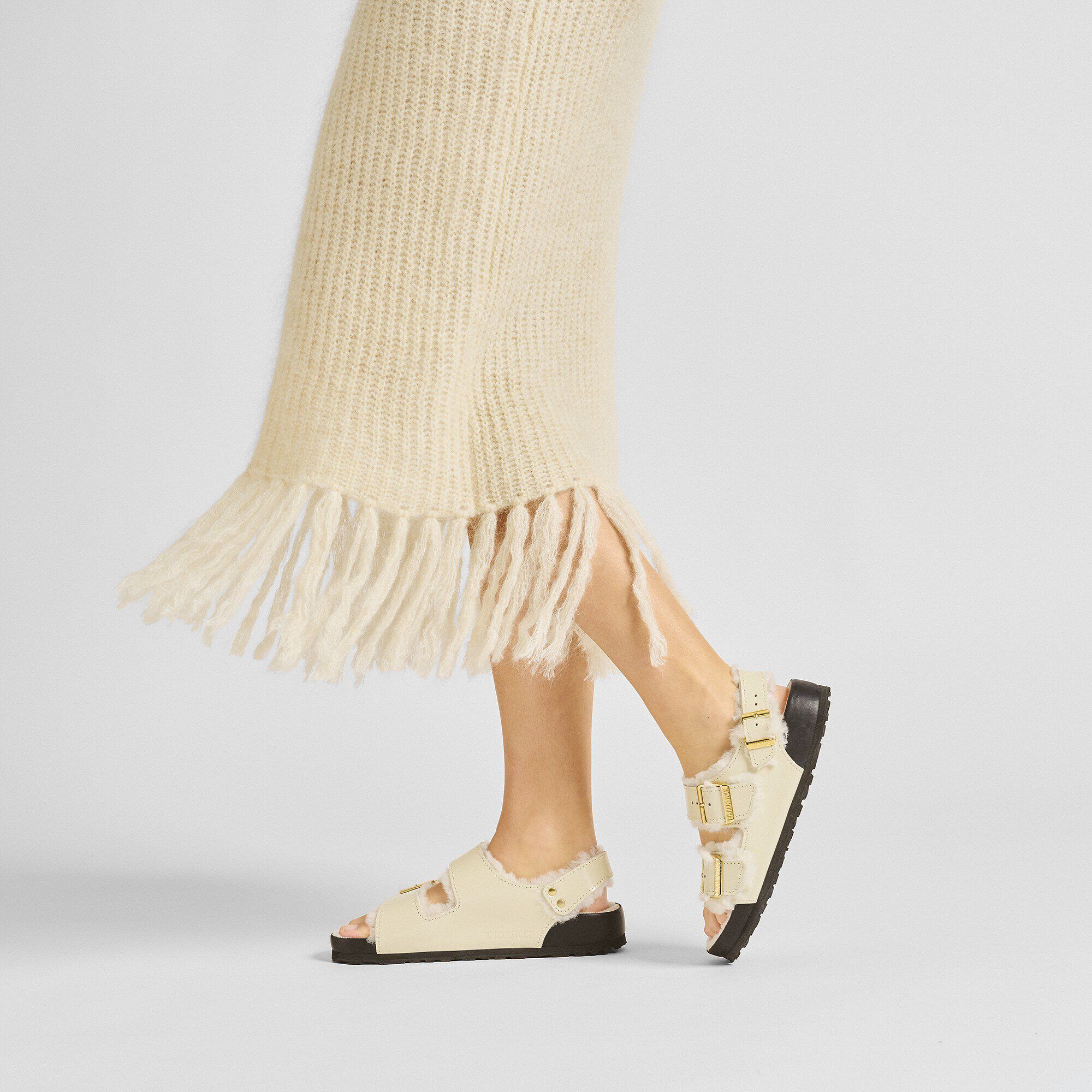 Milano Shearling Natural Leather- Shearling