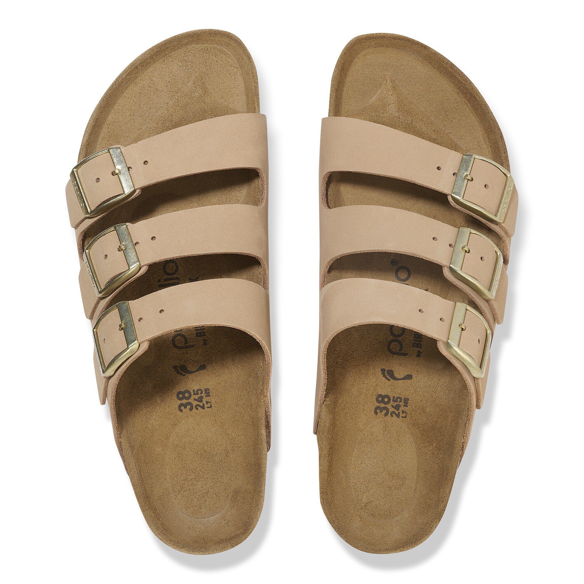 Florida Flex Platform Nubuck Leather in Color Sandcastle