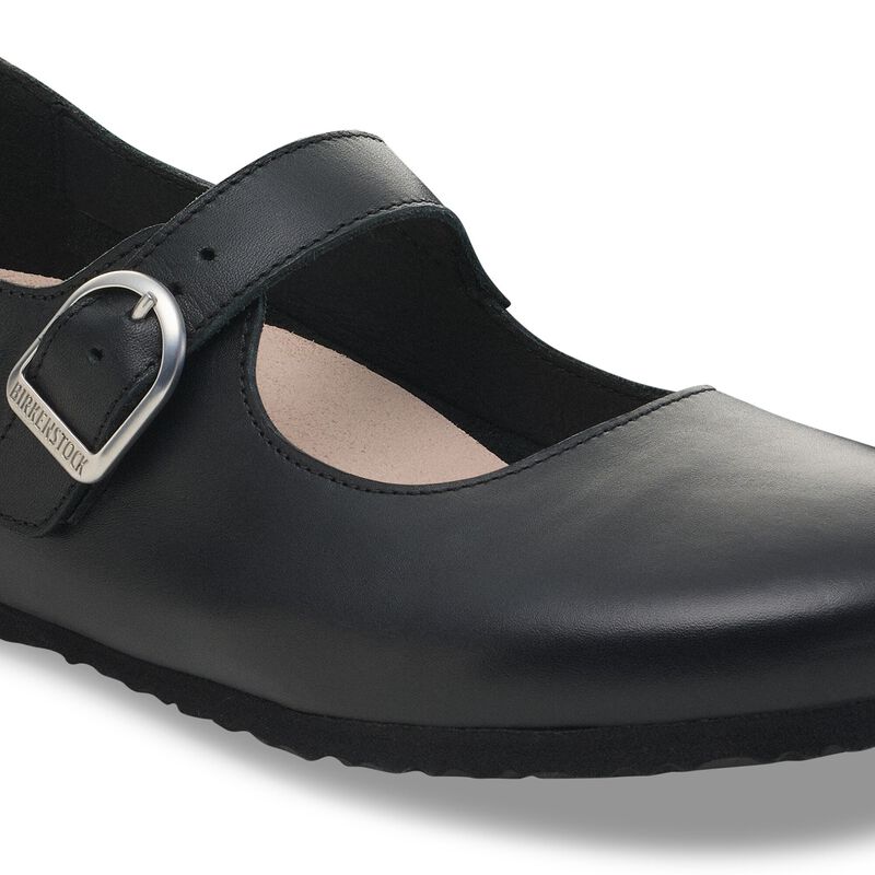 BIRKENSTOCK Santa Clarita Natural Leather Black Classic Fit detail