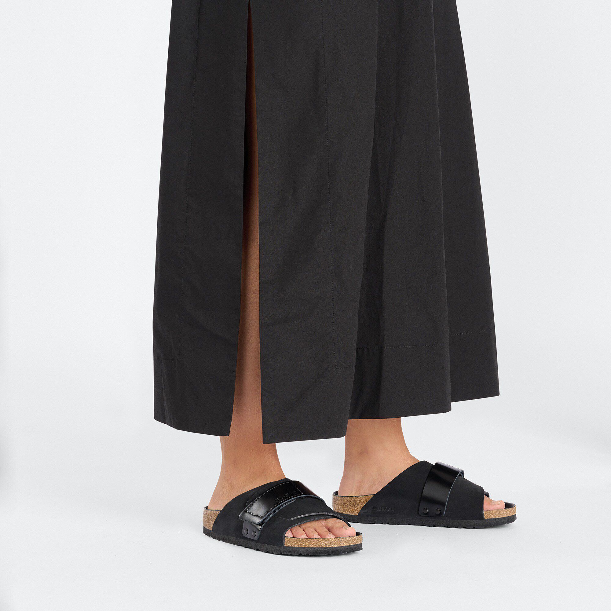 Kyoto Nubuck Leather in Color Black | BIRKENSTOCK US