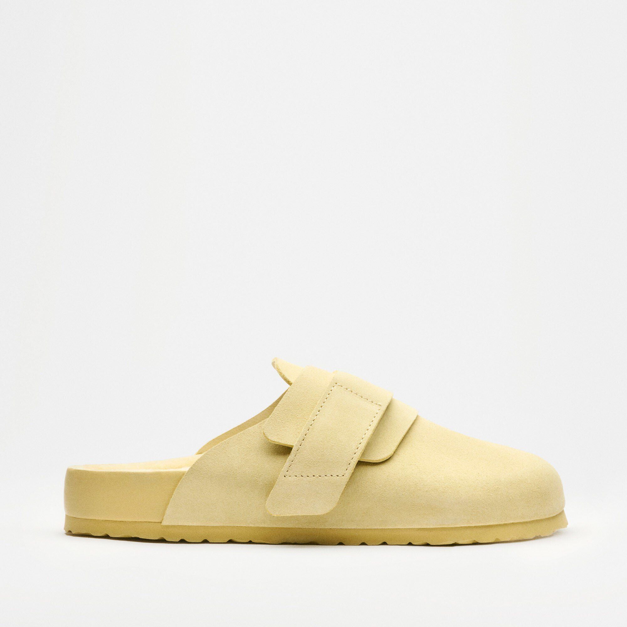 Nagoya Suede Tekla Suede Leather in Color Straw | BIRKENSTOCK US