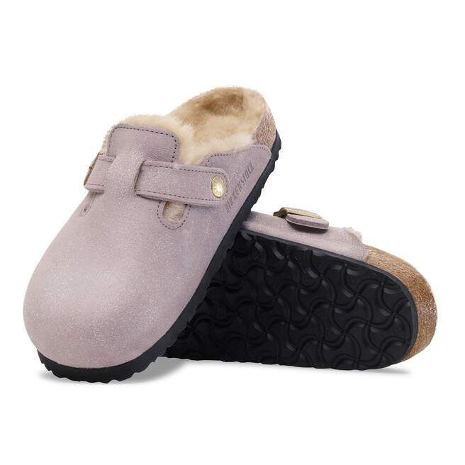 Boston Shearling Suede Leather-Shearling