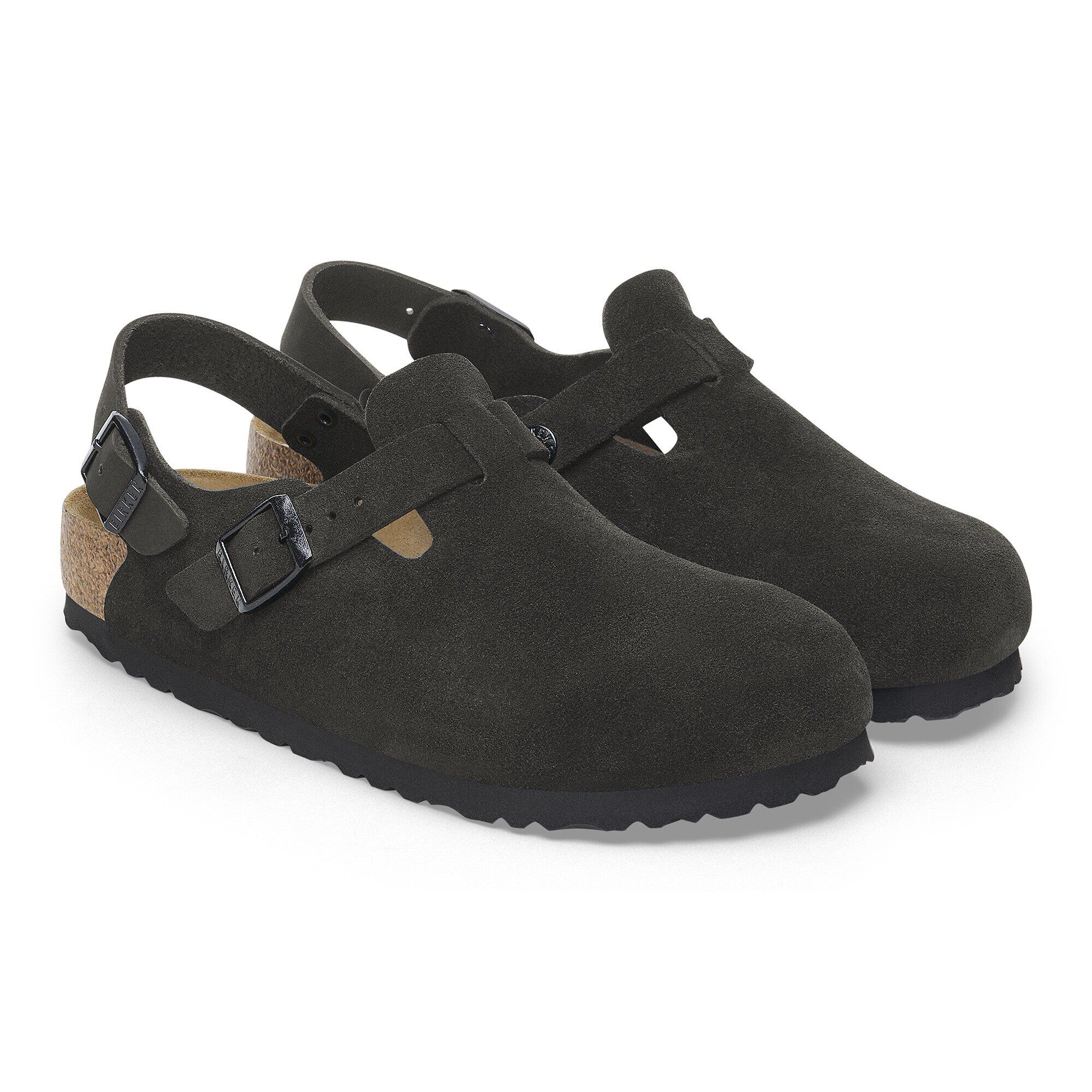 Tokio Suede Leather in Color Black | BIRKENSTOCK US