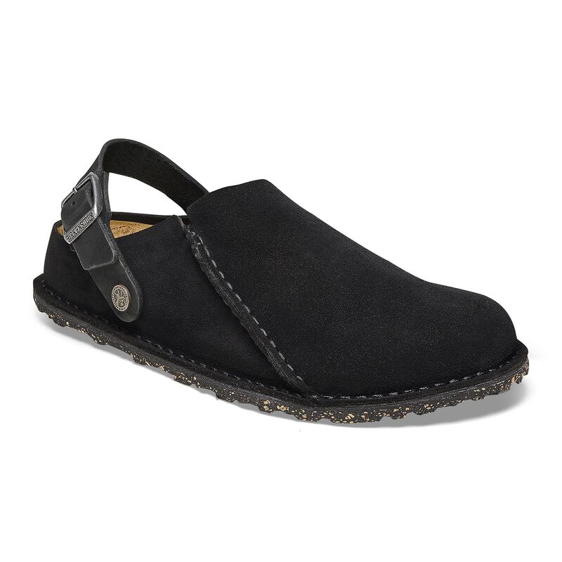 BIRKENSTOCK Lutry Premium Suede Leather Mink Classic Fit detail