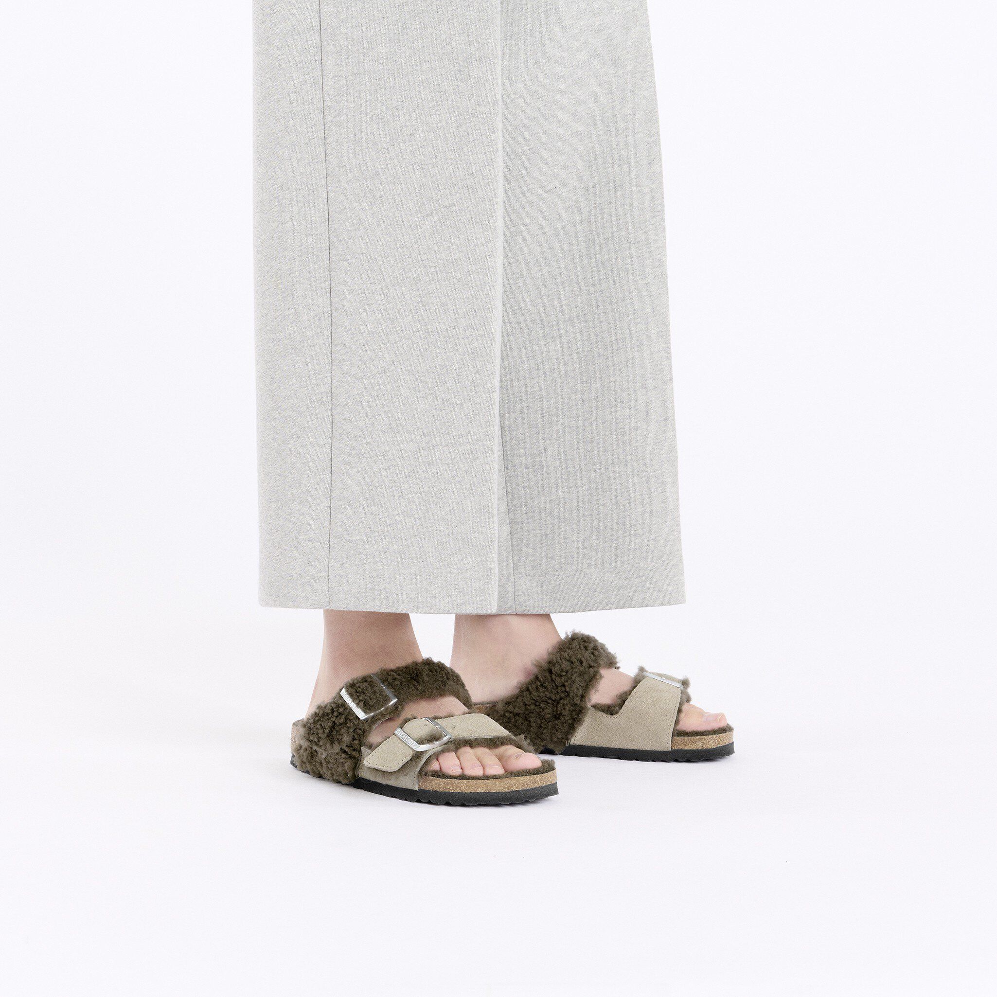 Arizona Teddy Split Su&egrave;de-Fourrure d&rsquo;agneau