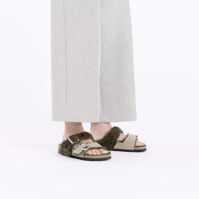 Arizona Teddy Split Suede Leather-Shearling