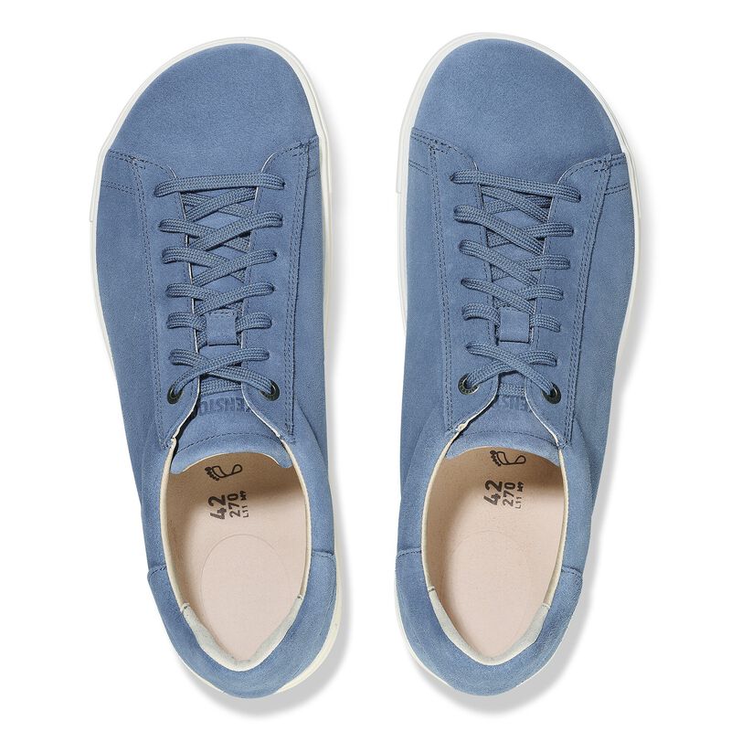 BIRKENSTOCK Bend Low Suede Leather Elemental Blue Classic Fit detail