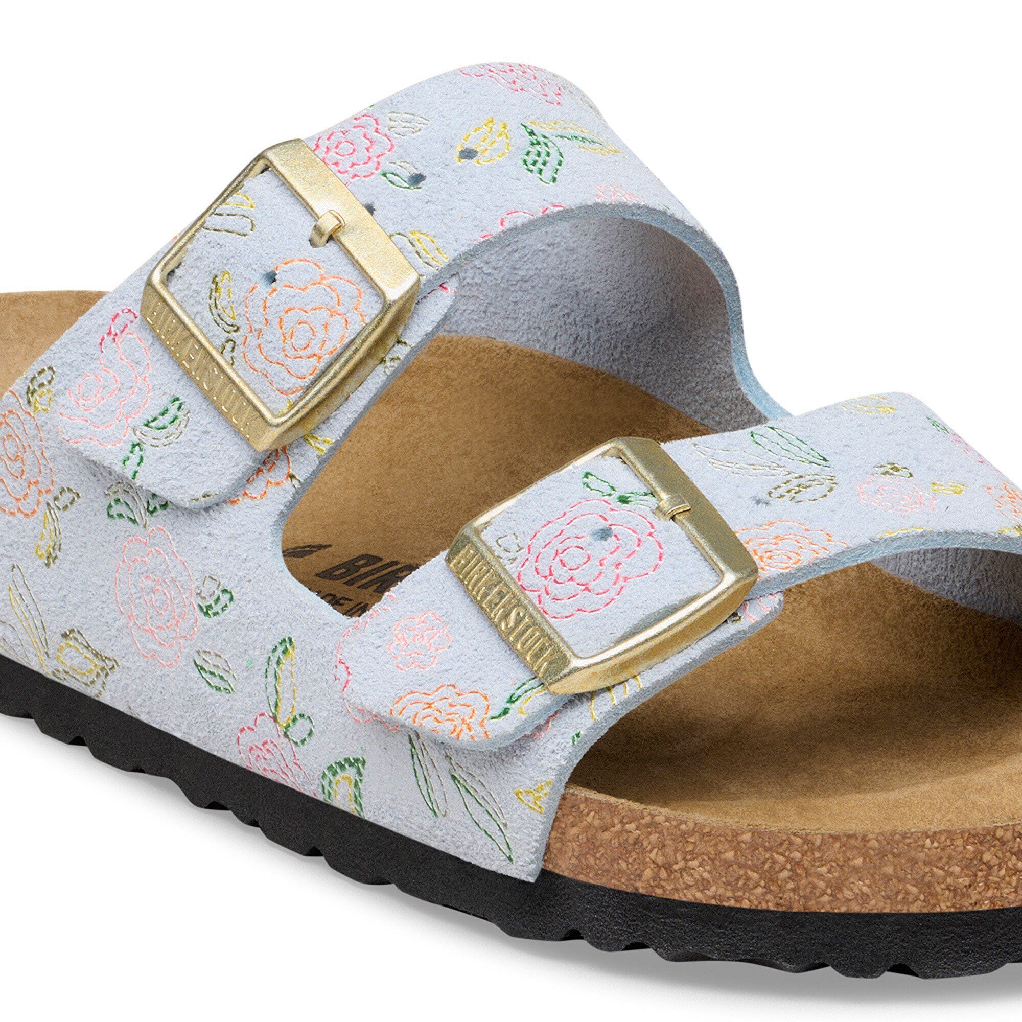 Arizona Rivet Logo Suede Leather