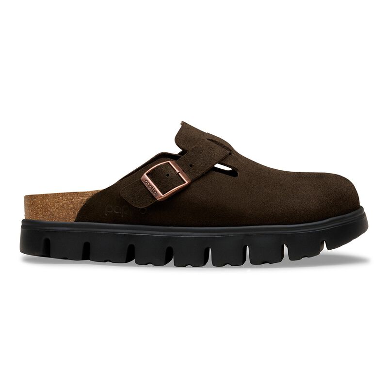 BIRKENSTOCK Boston Chunky Suede Leather Mocha Easy Walk detail