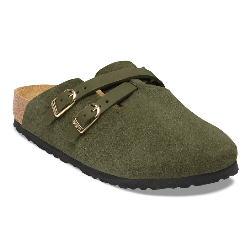 BIRKENSTOCK Blair Suede Leather Carafe Walk Edit detail