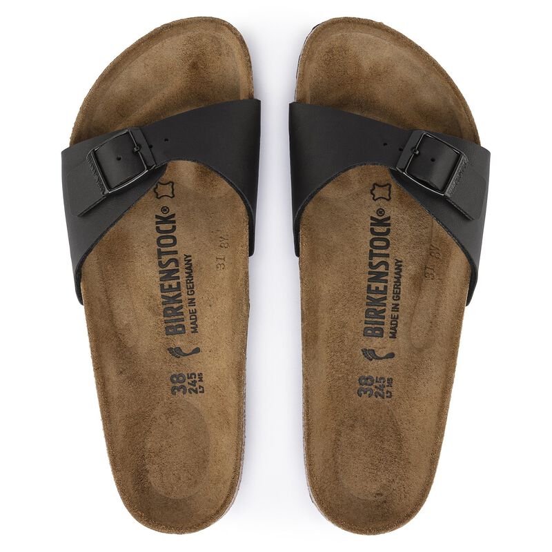 BIRKENSTOCK Madrid Birko-Flor Black Daily Comfort detail