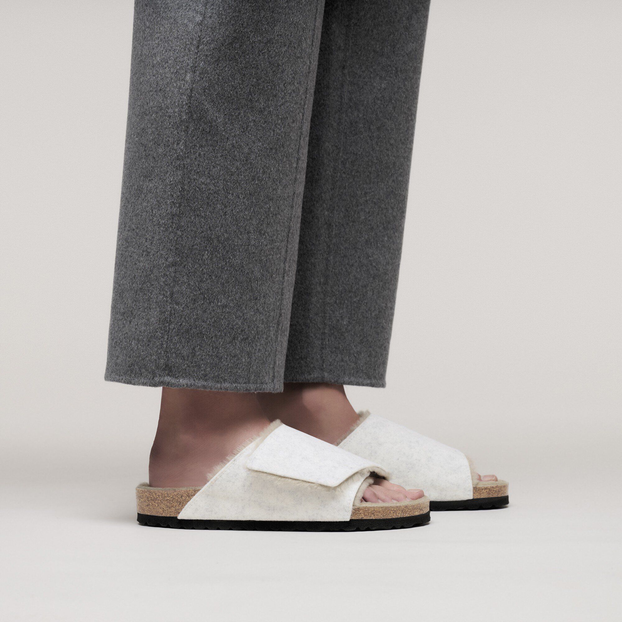 Solana Shearling Feutre de laine