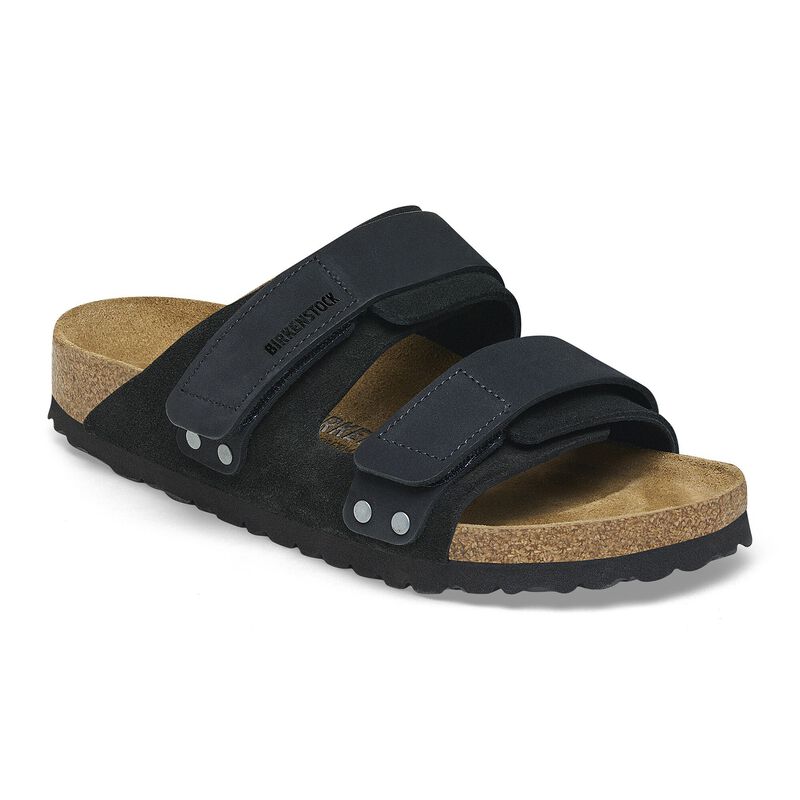 BIRKENSTOCK Uji Nubuck Leather/Suede Black Walk Edit detail