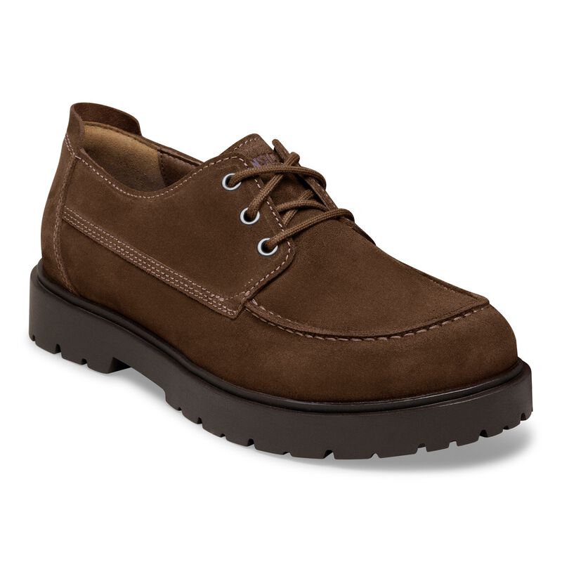 BIRKENSTOCK Highwood Moc Lace Low Suede Leather Carafe Trail Easy detail