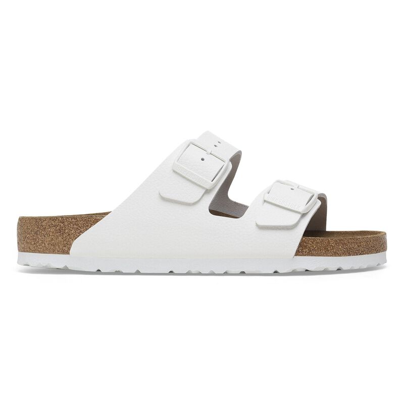BIRKENSTOCK Arizona Soft Footbed Natural Leather White Contour Sole detail