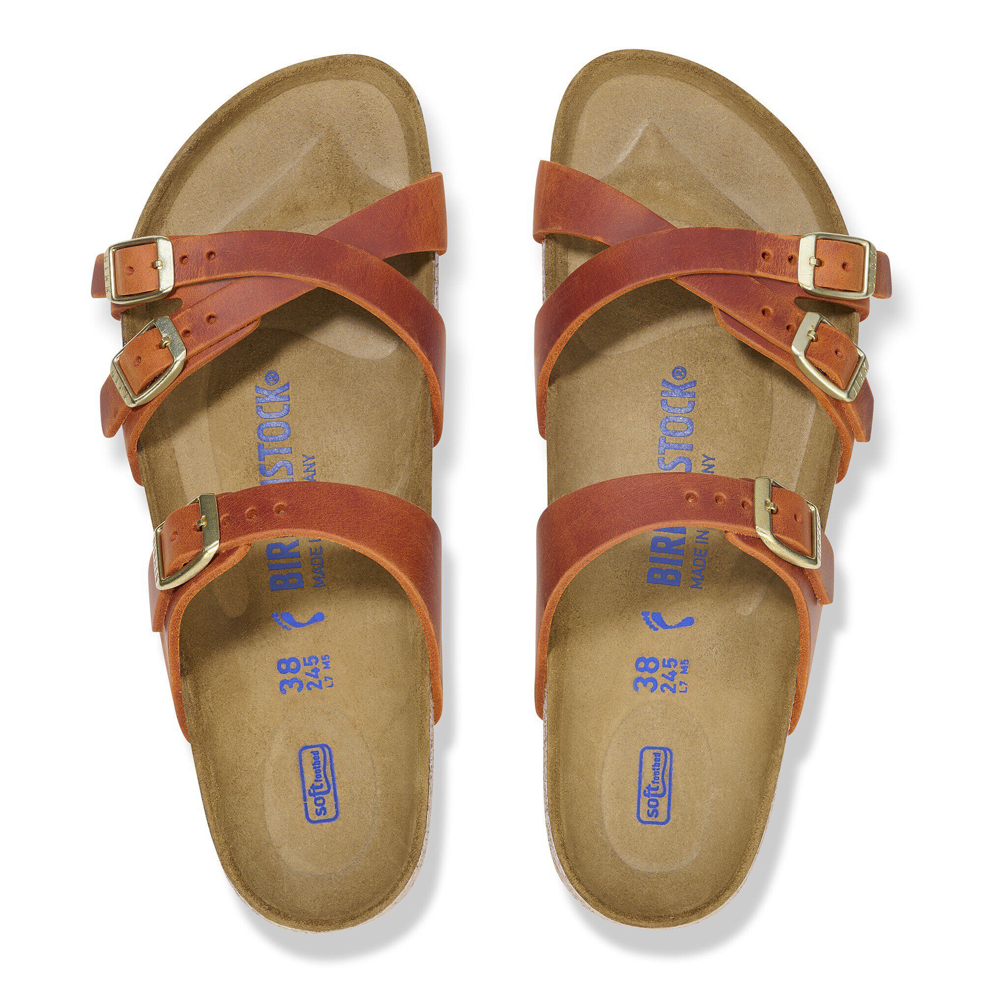 Franca Soft Footbed Cuir huil&eacute; - a top view image num&eacute;ro 2