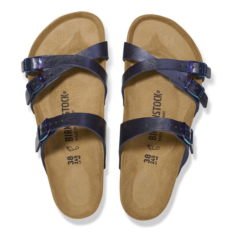 BIRKENSTOCK Franca Birko-Flor Graceful Midnight Blue Walk Edit detail