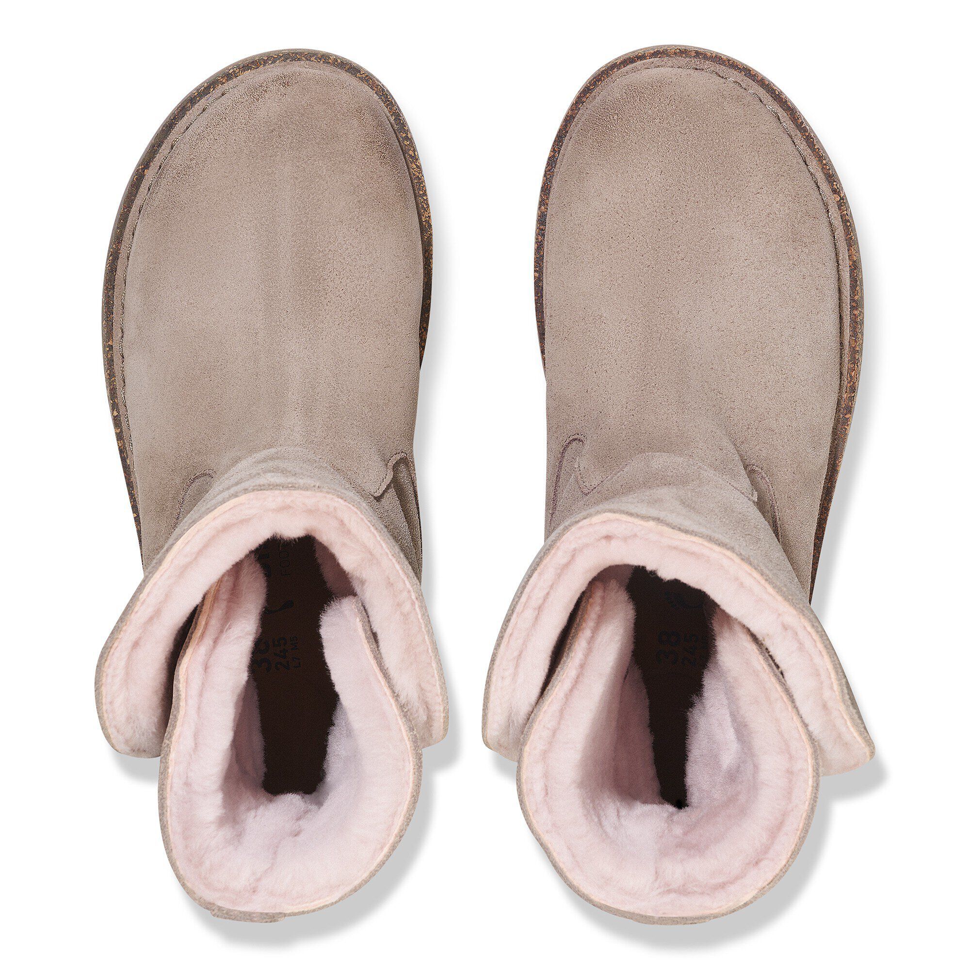 Uppsala Shearling Suede Leather