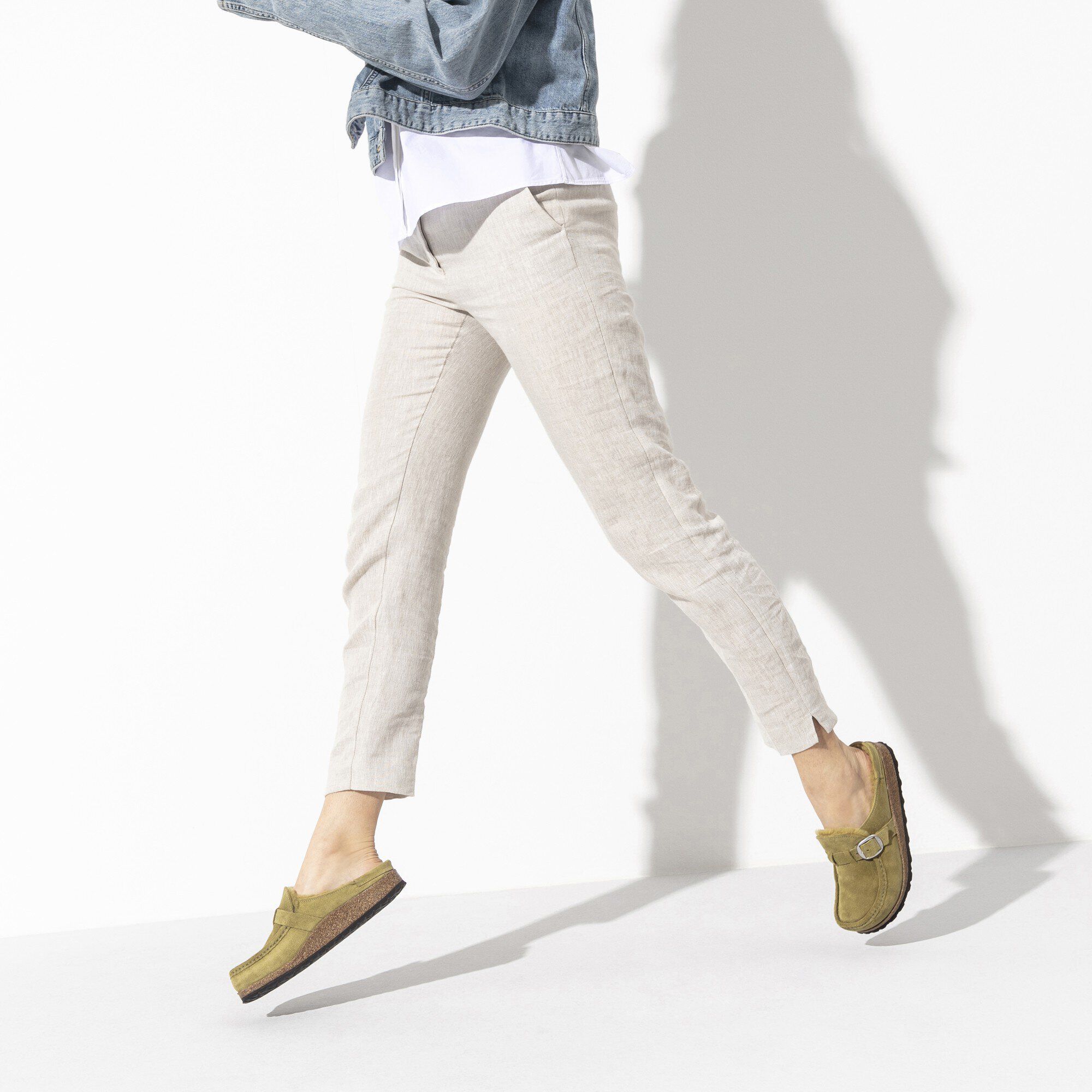 Buckley Shearling Suede Leather