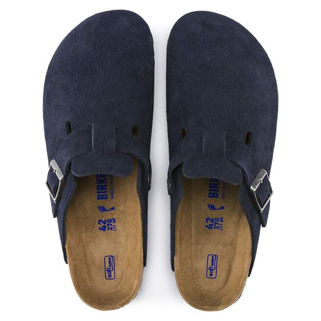 Boston Lit de pied souple Suède