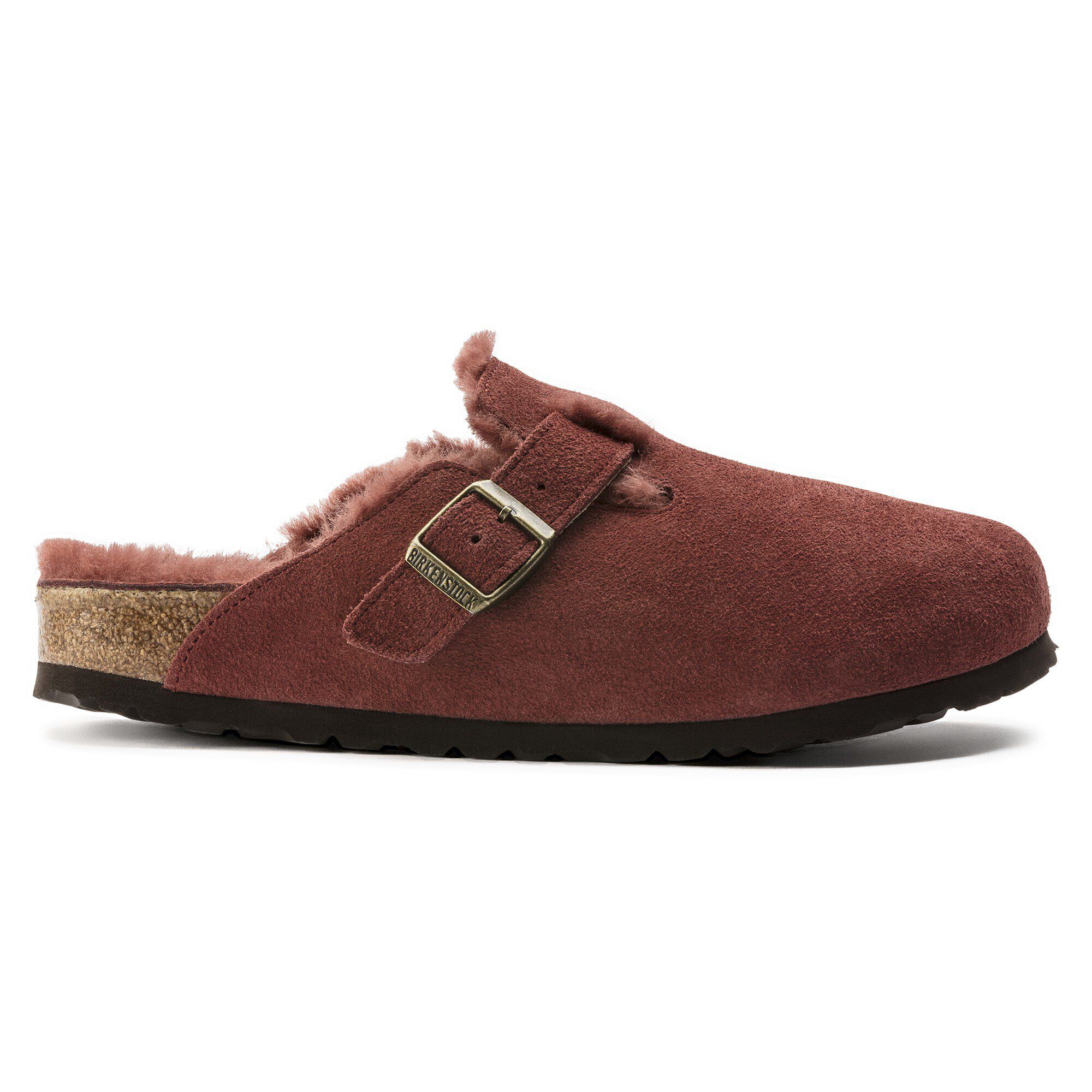 Boston Shearling Suede Leather