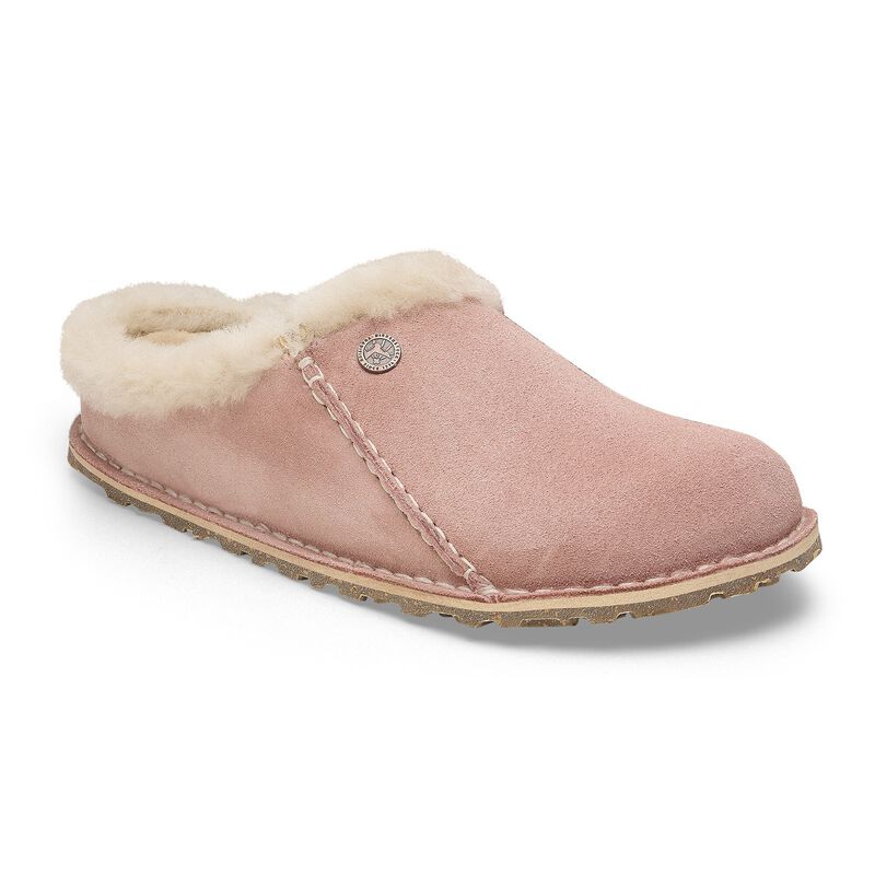 BIRKENSTOCK Zermatt Premium Suede Leather Antique White Daily Comfort detail
