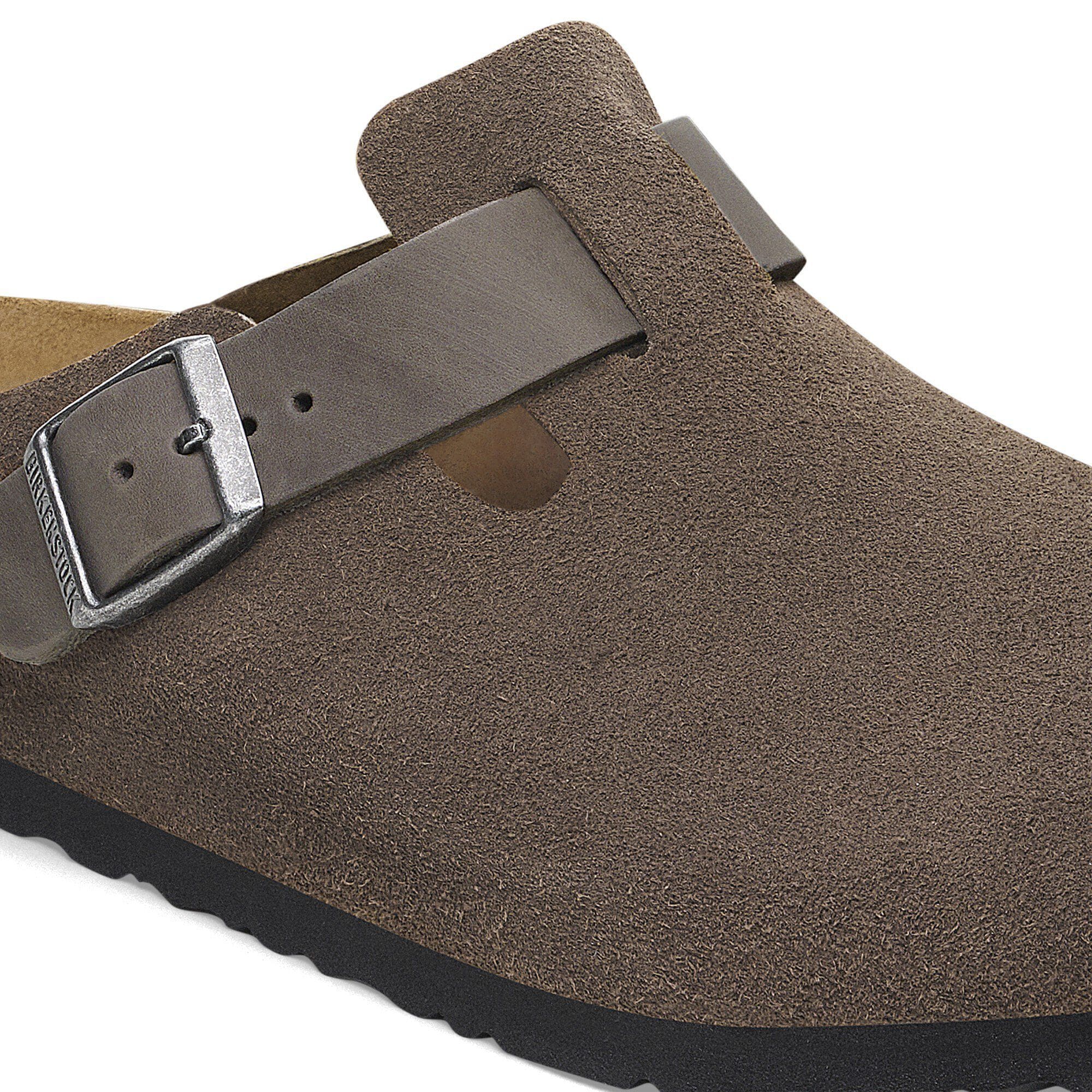 Boston Mixed Leather in Color Concrete Gray | BIRKENSTOCK US Boston Mixed Leather in Color Concrete Gray | BIRKENSTOCK US