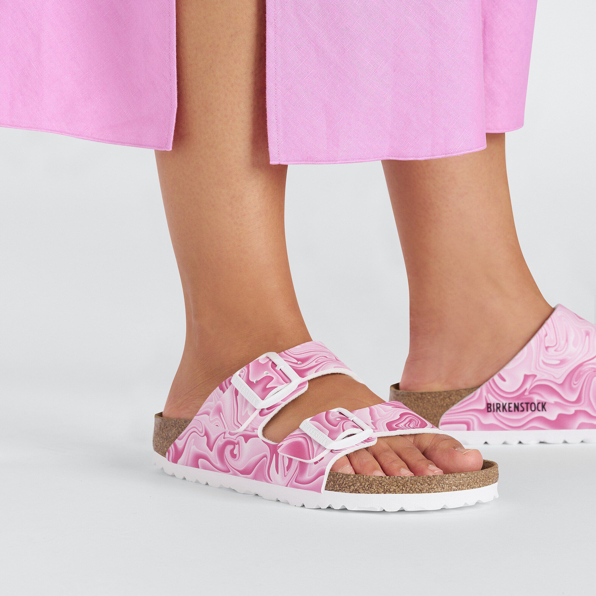 Arizona Birko-Flor in Color Fuchsia Tulip | BIRKENSTOCK US