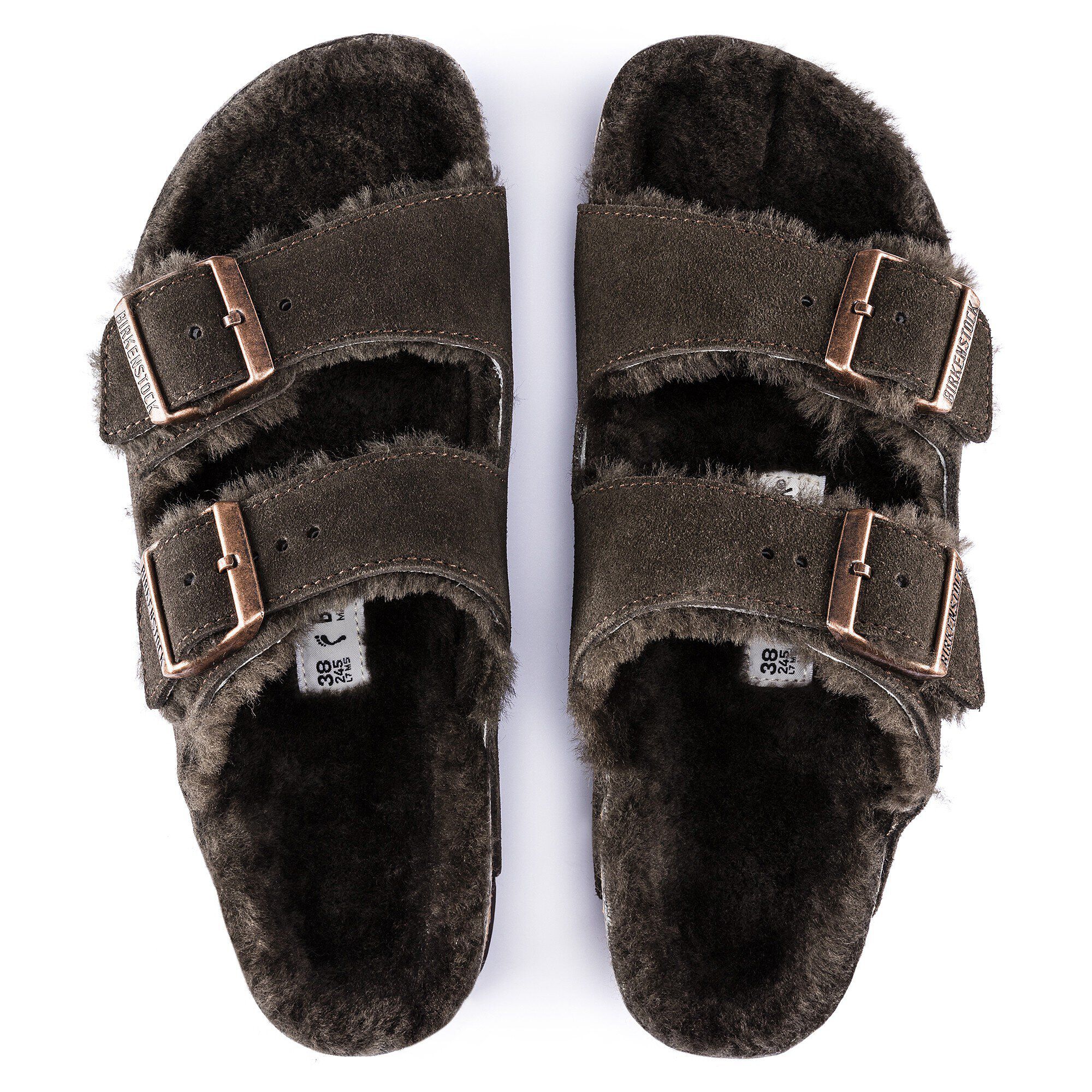 Arizona Shearling Suede Leather