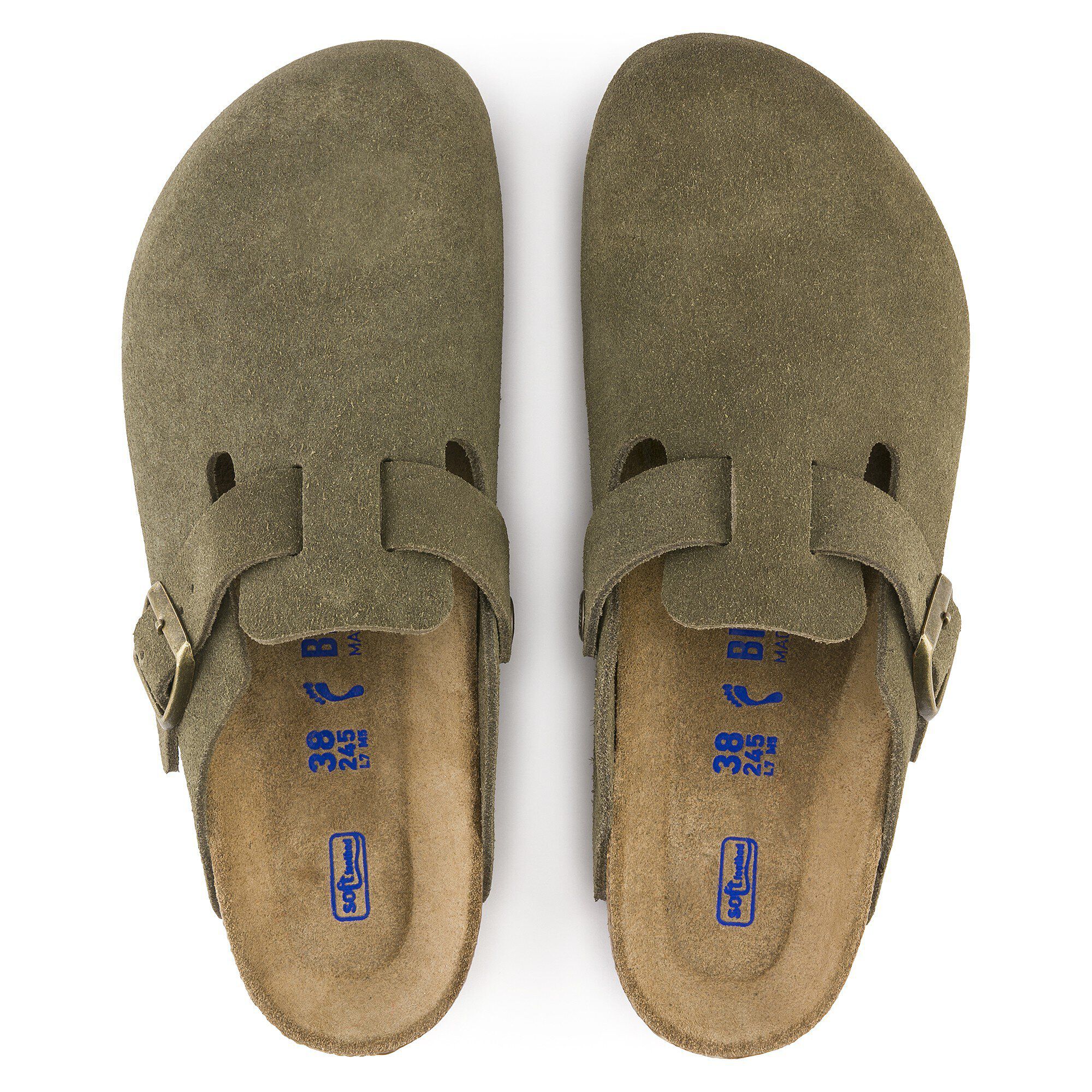 Boston Soft Footbed Suede Leather