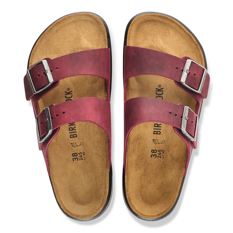 BIRKENSTOCK Arizona Crosstown Waxy Leather Zinfandel Contour Sole detail