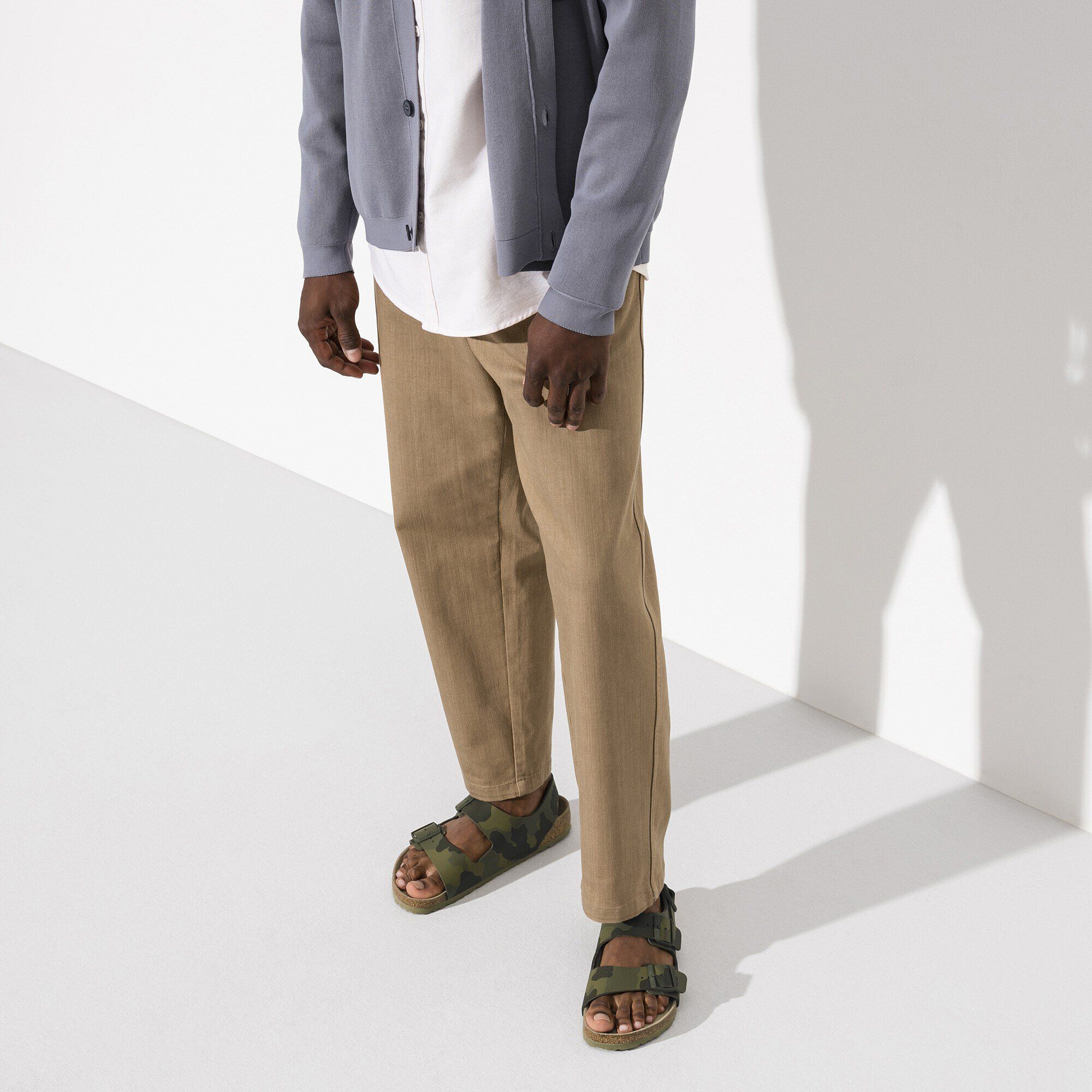   Close-up with a male model