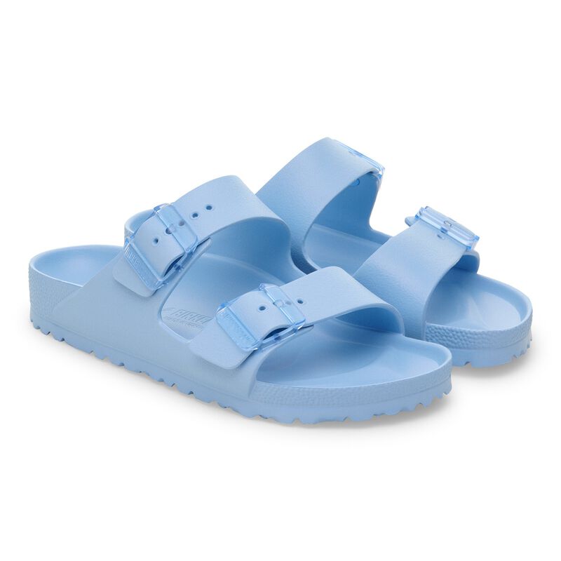 BIRKENSTOCK Arizona Stealth Buckle EVA Dusty Blue Contour Sole detail