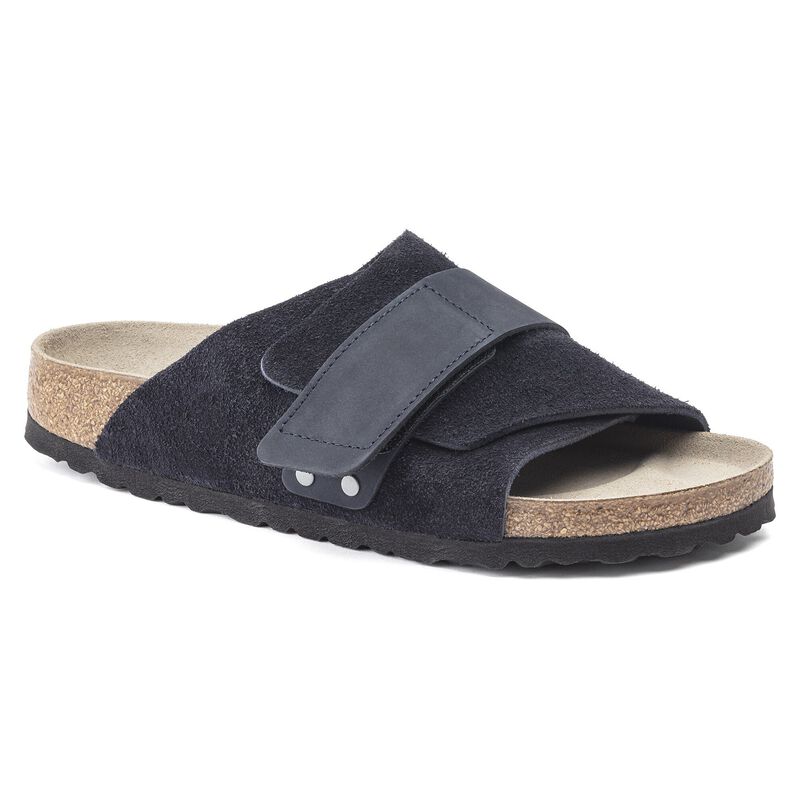BIRKENSTOCK Kyoto Nubuck Leather/Suede Stone Coin Daily Comfort detail