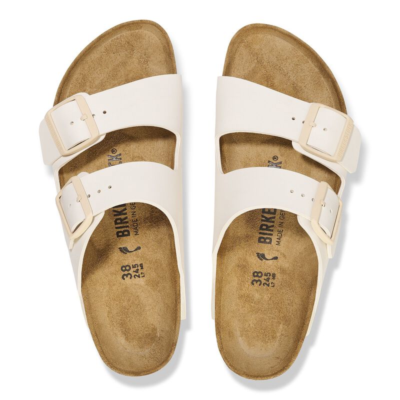 BIRKENSTOCK Arizona Birko-Flor Eggshell City Comfort detail