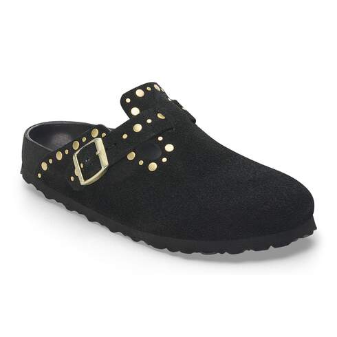 Boston Rivet Suede Leather