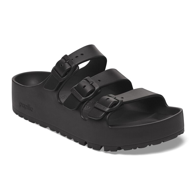BIRKENSTOCK Florida Flex Platform EVA Black Soft Sole detail